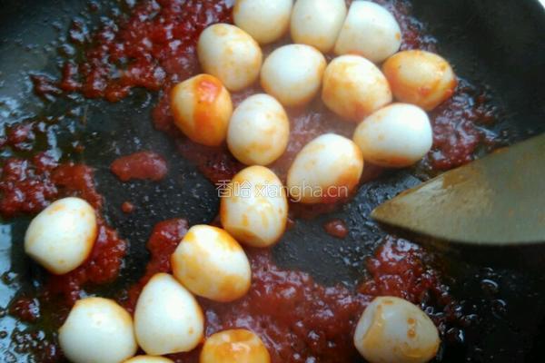 番茄酱鹌鹑蛋11个月宝宝辅食的做法图解7