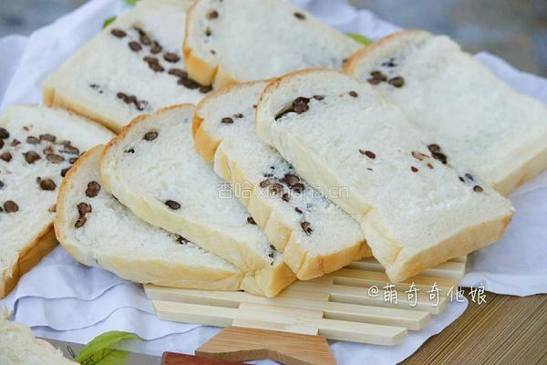 奶油蜜豆土司的做法图解1