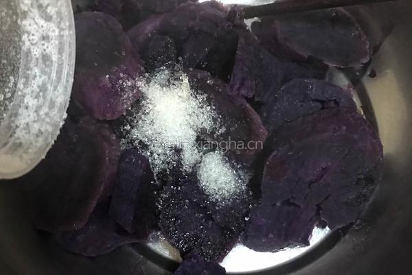 紫薯小饼的做法图解3