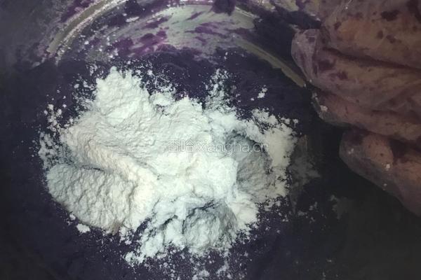 紫薯小饼的做法图解4