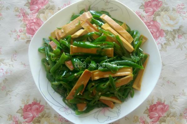 尖椒炒豆干