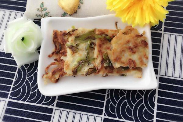 椒盐青椒萝卜饼的做法图解1