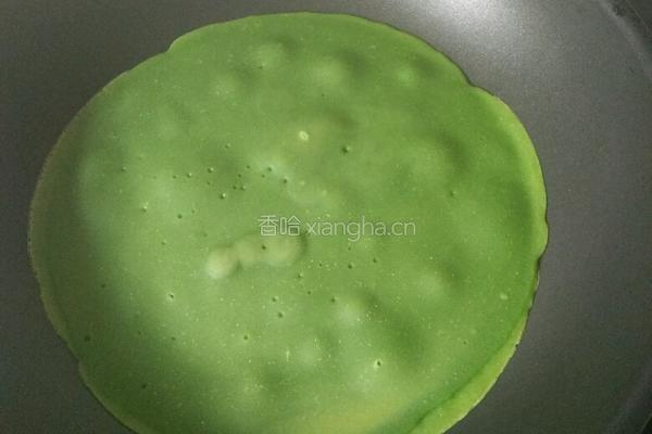 青菜卷饼的做法图解3