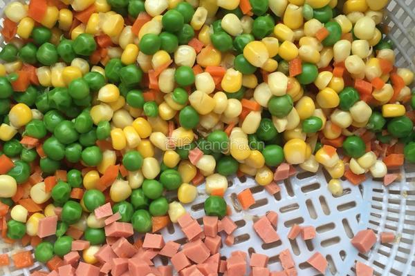 杂粮米饭饼的做法图解3