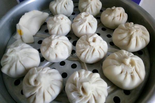 南瓜蜜豆烫面包的做法图解13
