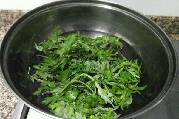 椰蓉艾草青团的做法图解2