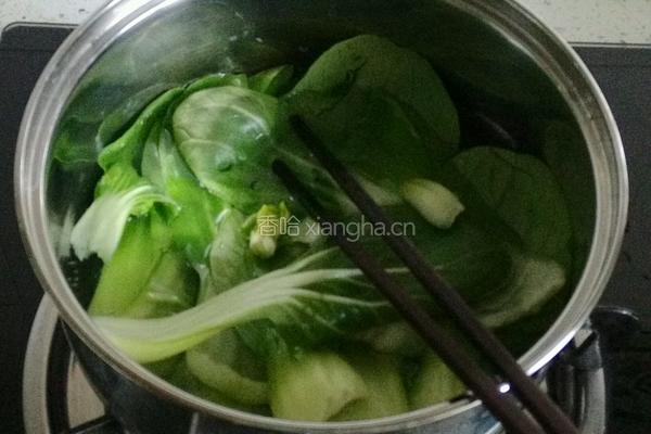 菜心扒香菇的做法图解4