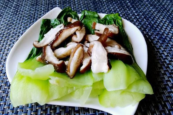 菜心扒香菇的做法图解8