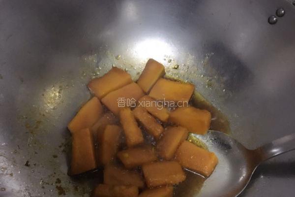 红烧南瓜的做法图解5