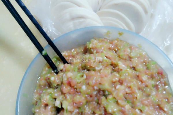虾仁猪肉饺的做法图解4