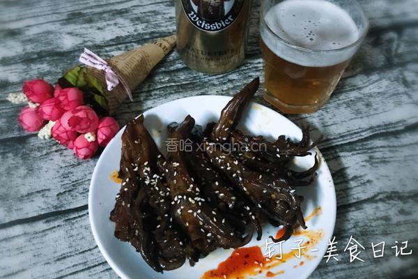 香辣鸭舌的做法图解8