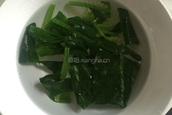 菠菜大米粥的做法图解4