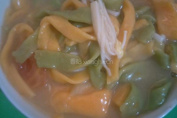 双色面条的做法图解7