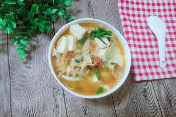 西红柿豆腐汤的做法图解16