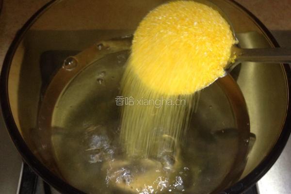 肉松玉米糁子粥的做法图解4