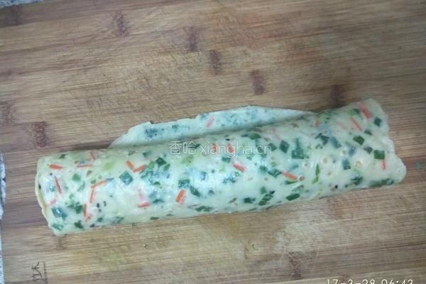 韭菜煎饼卷的做法图解12