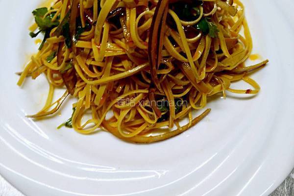 红油豆腐丝的做法图解4