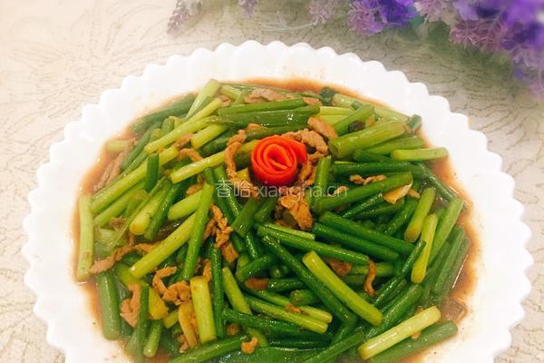蒜薹炒肉丝的做法图解9