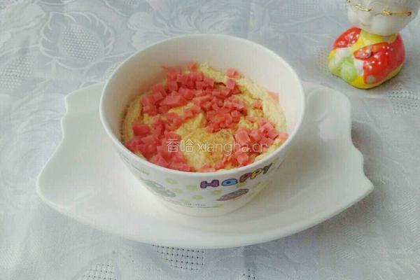 火腿蒸蛋的做法图解6