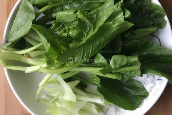 蚝油杏鲍菇菠菜炒肉的做法图解5