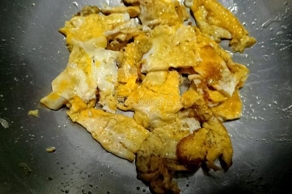 苦麻菜炒鸡蛋的做法图解4