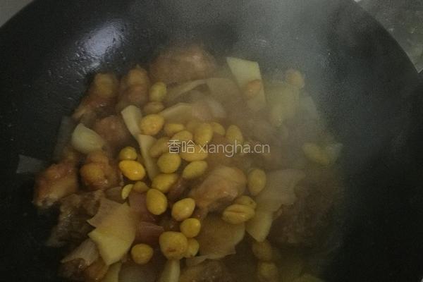 白果炒鸡块的做法图解14