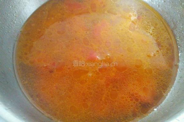 番茄肉丸鸡蛋汤的做法图解10