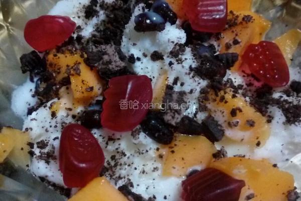 水果牛奶冰沙粥的做法图解6