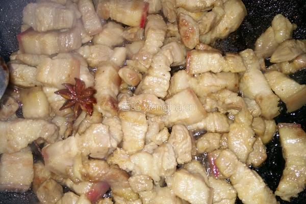 红烧肉炖粉条的做法图解3