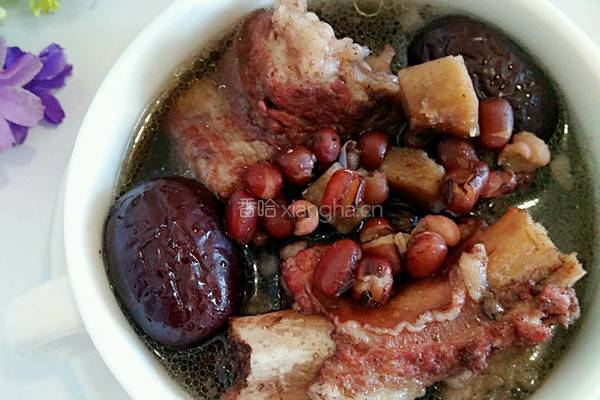 茯苓红豆排骨汤的做法图解7