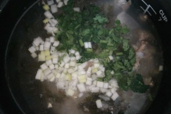 排骨紫菜粥的做法图解7