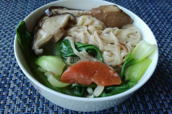 牛肉鲜蘑蔬菜面的做法图解8