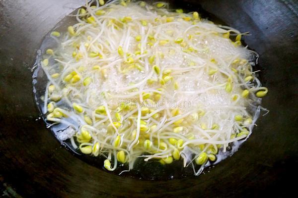 韭菜炒黄豆芽的做法图解4