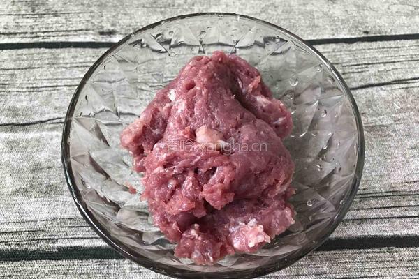 豆腐酿肉的做法图解3