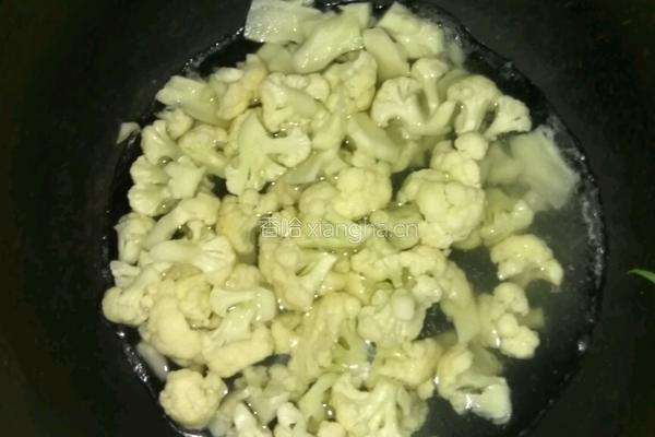 虾仁蕃茄烧菜花的做法图解11