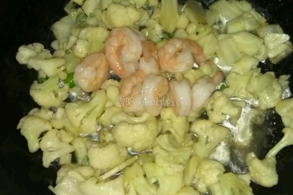 虾仁蕃茄烧菜花的做法图解14