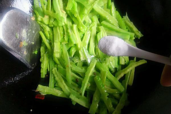 苦瓜肉丝的做法图解12