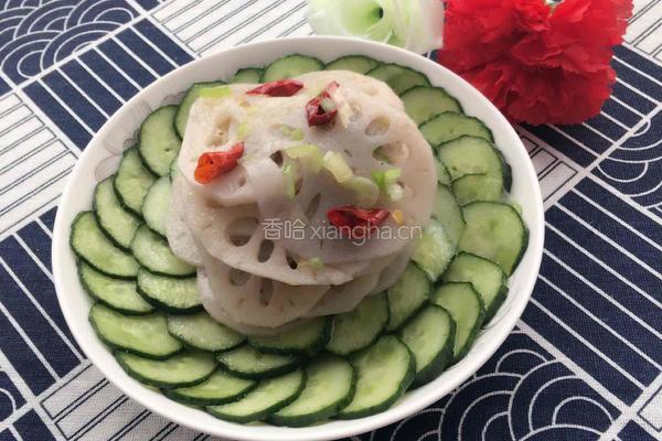 素拼黄瓜莲藕的做法图解8