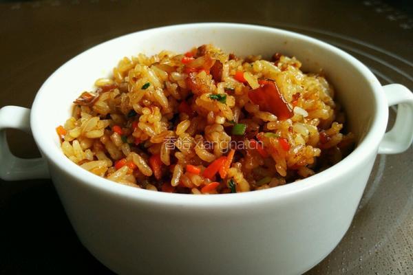 肉酱炒饭的做法图解1