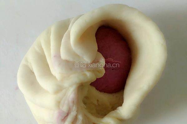 紫薯豆沙包的做法图解7