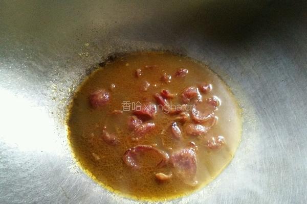 腊肠咖喱饭的做法图解4
