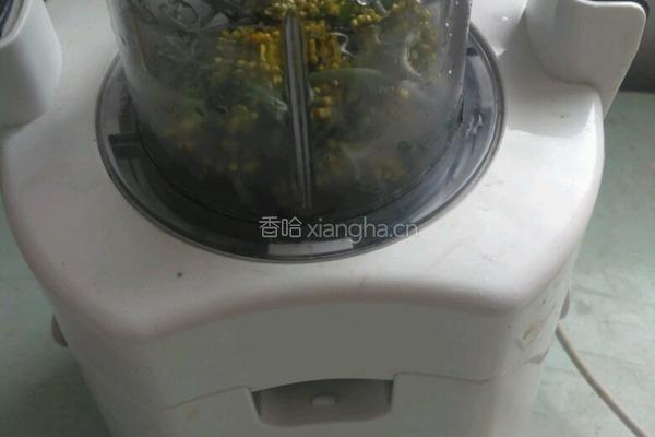 野菜糍粑的做法图解2