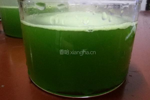小麦草汁的做法图解3