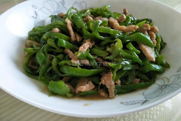 青椒肉丝的做法图解8