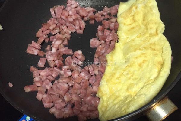 香肠蛋炒饭的做法图解3