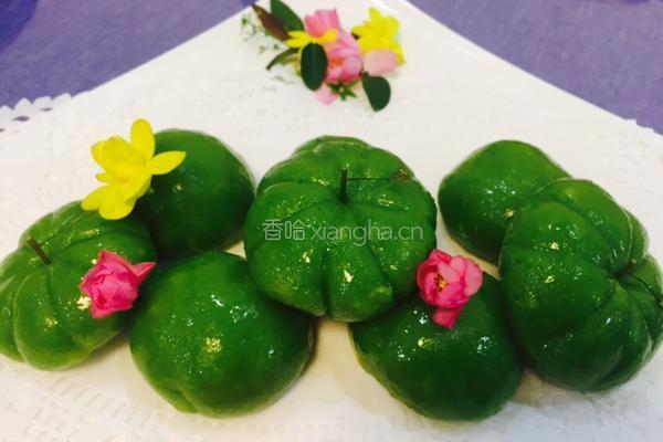 菠菜青团的做法图解5