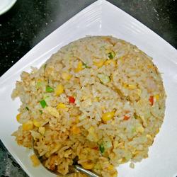 玉米培根炒饭的做法[图]