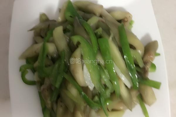 青椒炒茄子的做法图解6