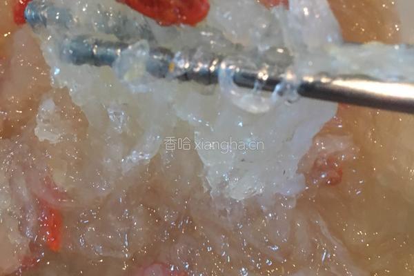 冰糖枸杞燕窝的做法图解3
