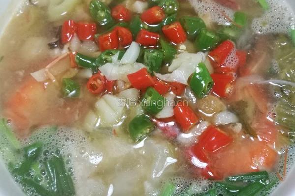 酸辣海鲜米线的做法图解17